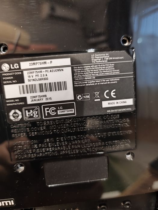 Монитор LG 23MP75HM