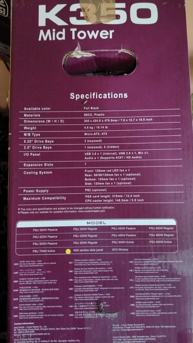 PC Sistem complet Nou/Nefolosit - i5 4690, GTX 750Ti 2GB, 8GB RAM, 2TB HDD