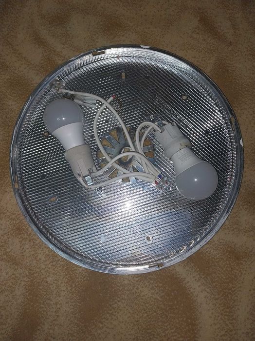 Plafoniera/Aplica rotunda, mare de tavan 37cm (electric, bec)