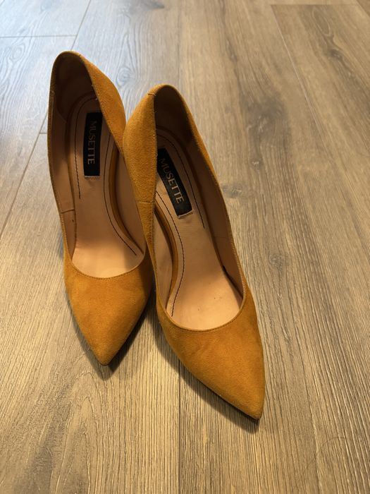 Pantofi Musette piele intoarsa 38