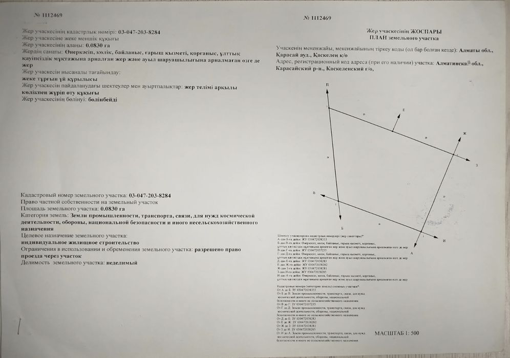 Жер сатылады 8 соттық