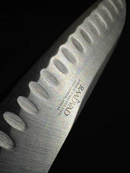 Set 2 Cuțite RAADVAD – Chef + Santoku – 53 HRC