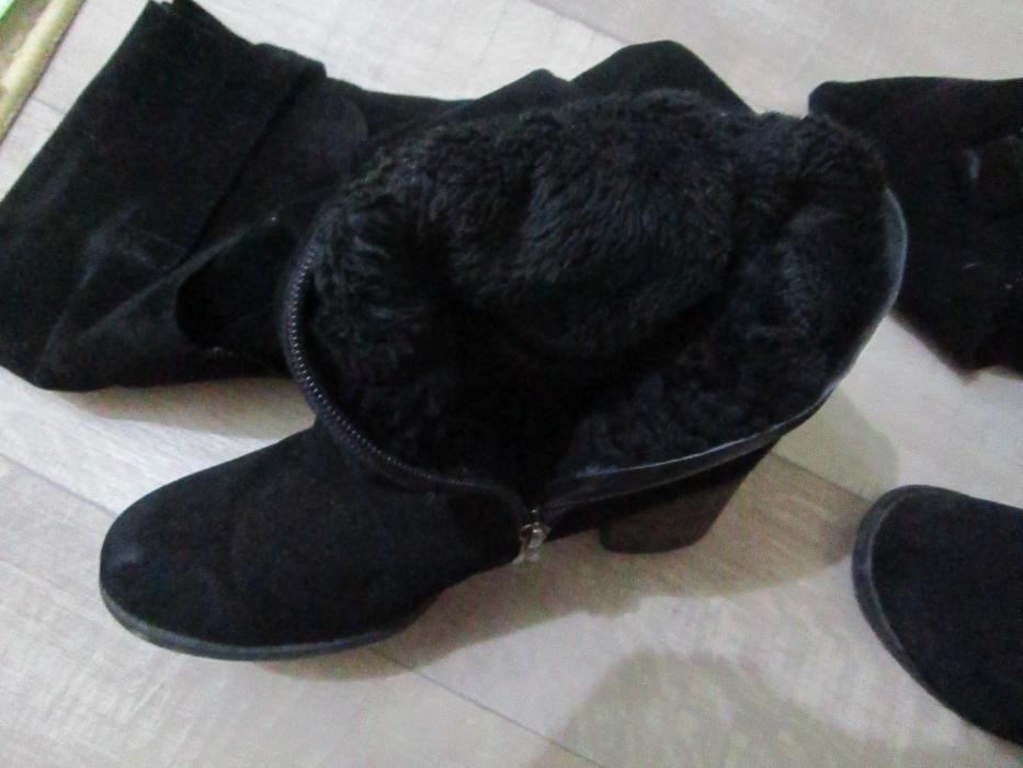 Продам сапоги натуральные замшевые