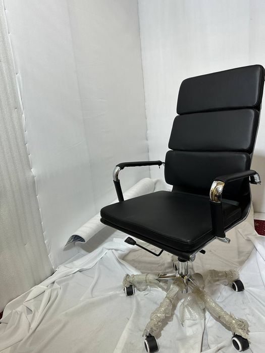 Акция на кресло хитой стул офисный кожа сетка Stul kreslo ofis