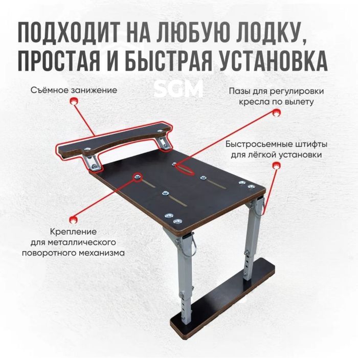 Кресло в лодку "комплект"