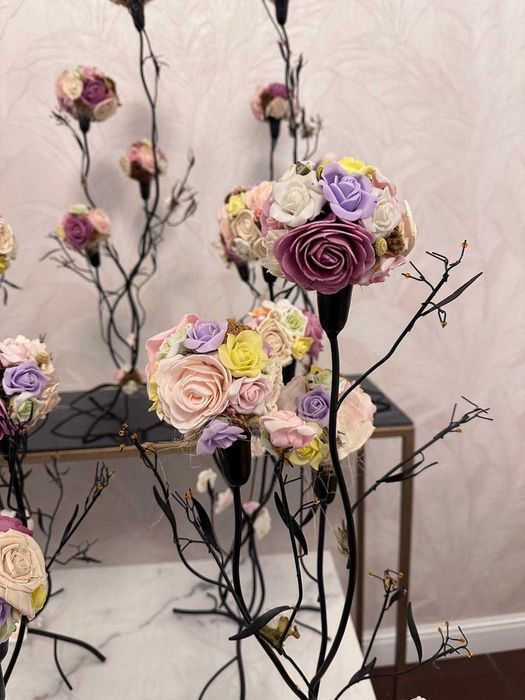 Vand ornamente florale artificiale