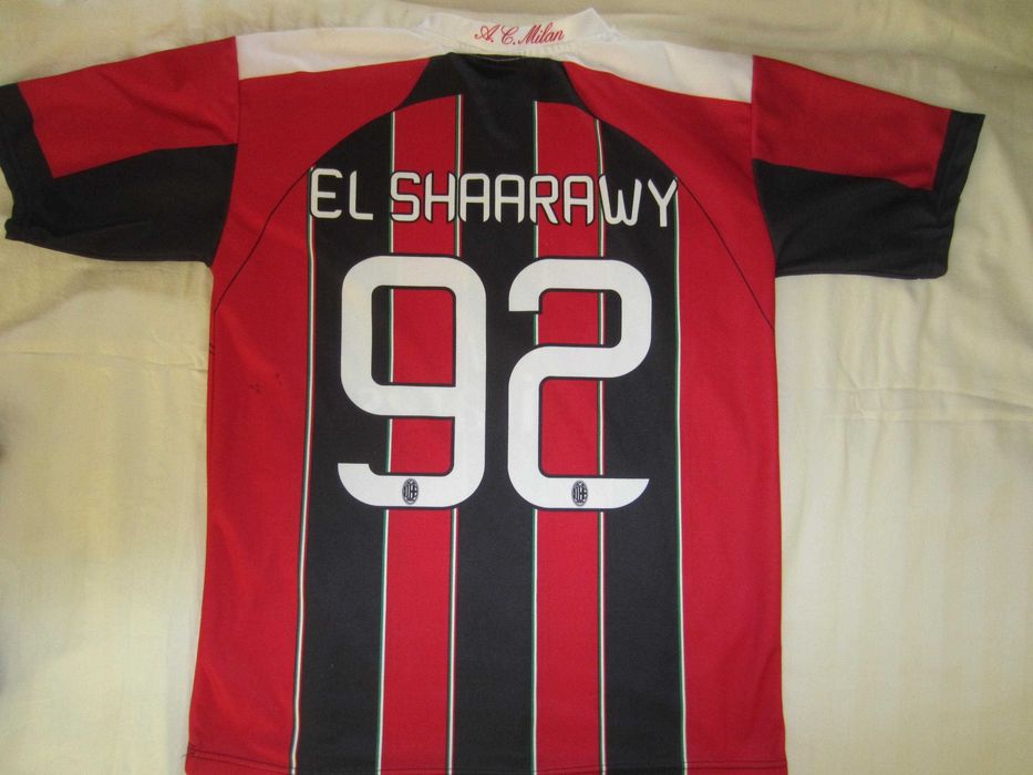 Tricou fotbal  El Shaarawy AC Milan, masura S-M, poliester, imprimat