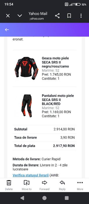 Pantaloni piele SECA SRS 2.
