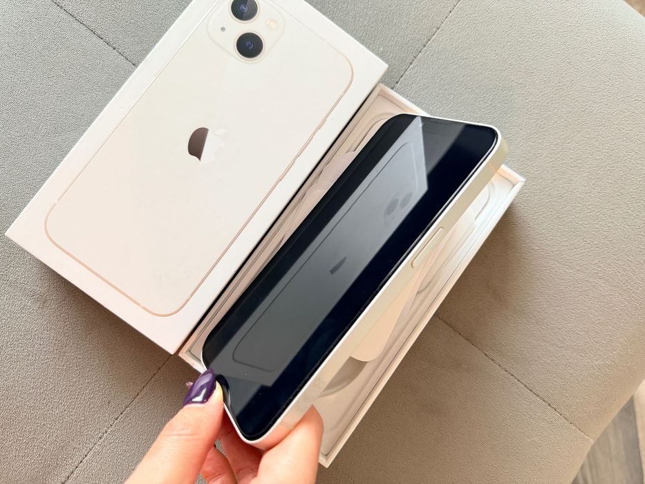 Iphone 13 white, Айфон 13, бял