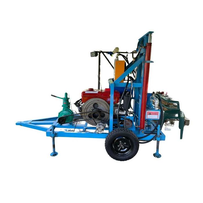 Foreza hidraulica diesel cu roti de transport