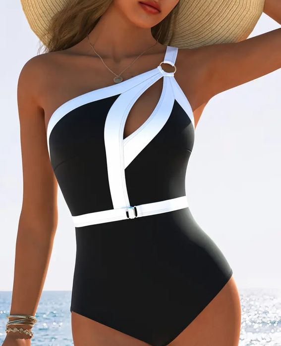 Цял бански костюм с една презрамка