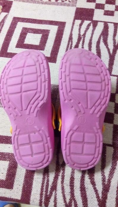 Детски кроксове розови, джапанки №32 - 33 стелка 22см