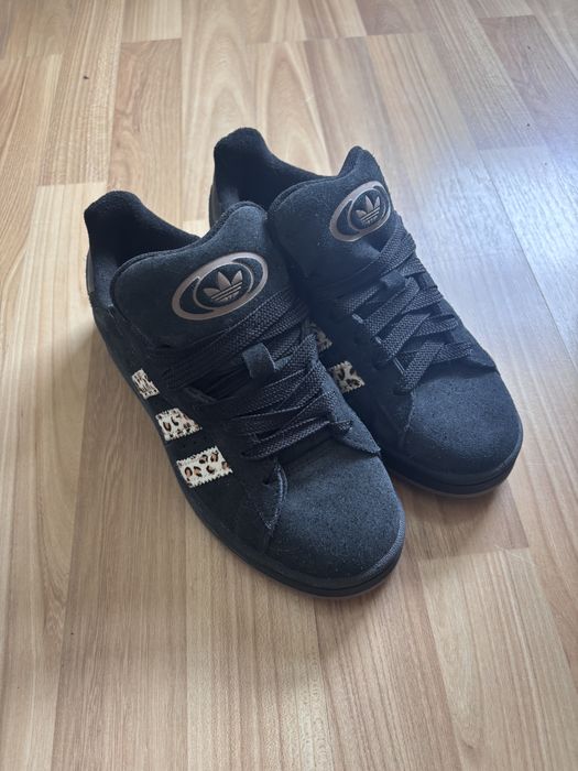 Сникърси Campus O0S JS3862 Черен с леопард