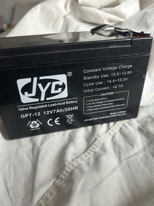 gp7 12 12v7ah/20hr Jyc