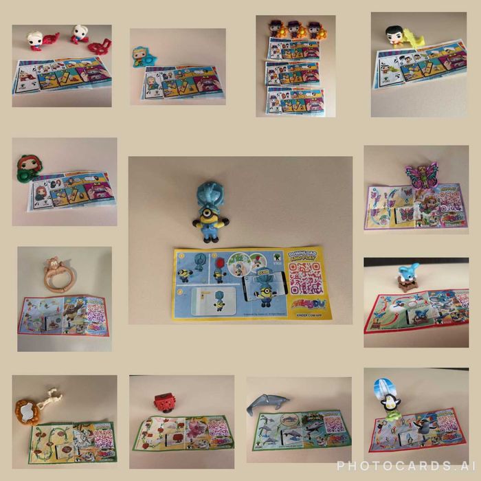 Kinder Surprise и Kinder JOY 2012- 2013, 2019-2020, 2021, 2022, 2023, 2024 и 2025 година