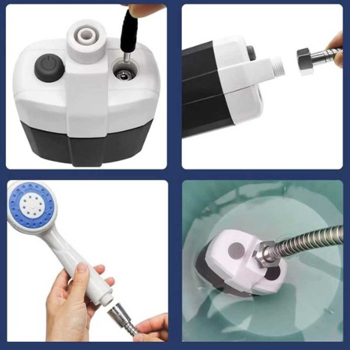 Преносим къмпинг душ батерия чешма