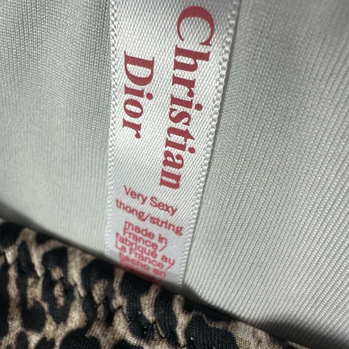 DIOR бански с леопардова щампа
