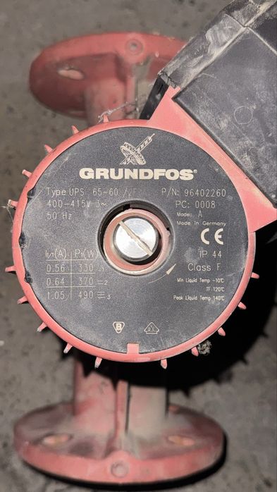 Циркуляционный насос с мокрым ротором для горячей ВОДЫ