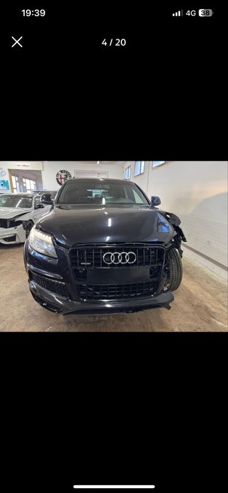 На части Ауди Q7 4L фейса 3.0TFSI 333кс shadow line 7 места