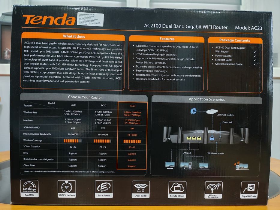 Router Tenda Gigabit