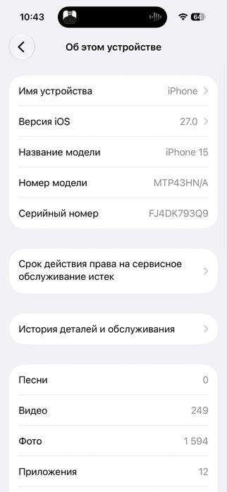 Айфон 15 в орошем состояние