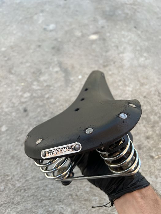 Șa bicicleta Vintage Brooks din piele