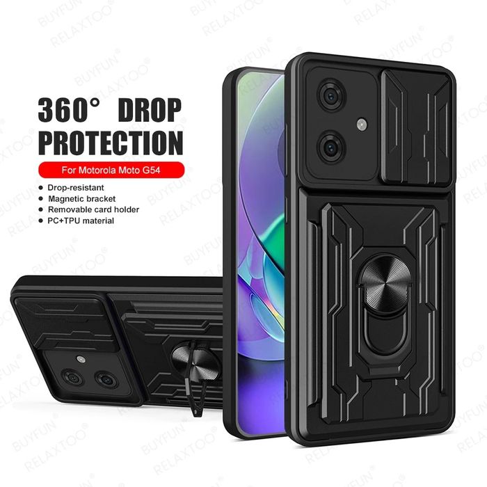 Motorola Moto G85 / G54 / Edge 30 Fusion/ CARD SLOT Удароустойчив кейс