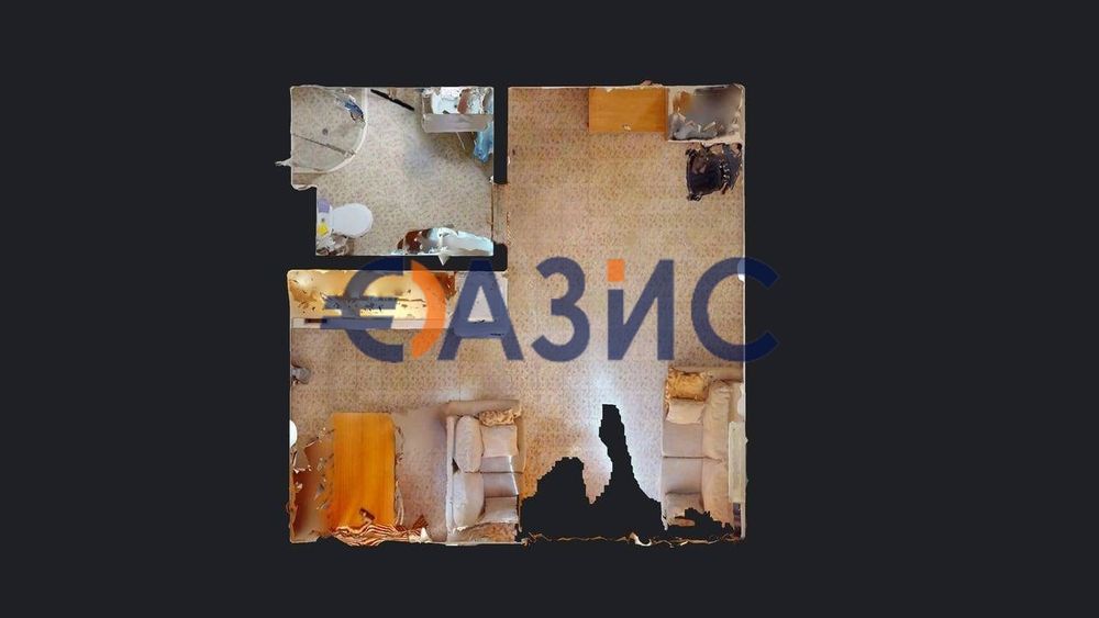 Продава се Едностаен апартамент в к.к. Слънчев бряг - 34 кв.м за 1035 €/кв.м - Снимка #1