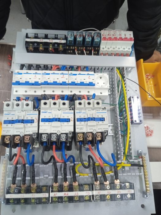 Elektrik ishlarini qilamiz + КИПиАвтоматика ishlarini qilamiz.