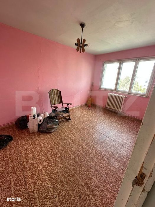 Apartament 3 camere, decomandat, 62 mp, etaj 3, balcon,  Manastur