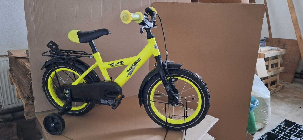 Bicicletă copii Volare Thombike 12 inch cu roți ajutătoare