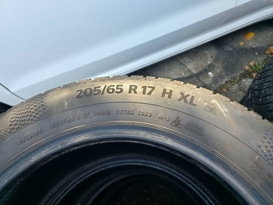 4 Anvelope de IARNA - 205/65/17 100H XL - Continental * OEM BMW X1 X2 - CA NOI - DOT 2025 !