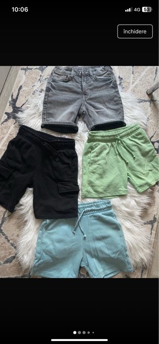 Lot pantaloni scurti baieti,hm,marimea 110