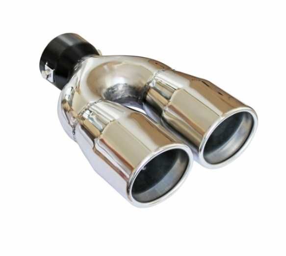 Ornament toba Inox dublu Skoda Vw Opel Mercedes Audi Renault Bmw