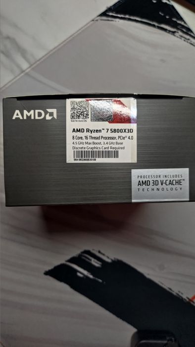 Ryzen 7 5800X3D AM4  - Garanție 06.2026