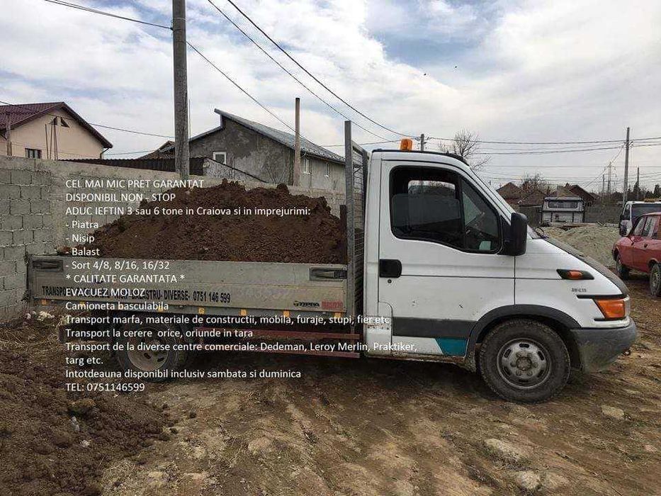 Nisip / pietris / sort / balast / materiale