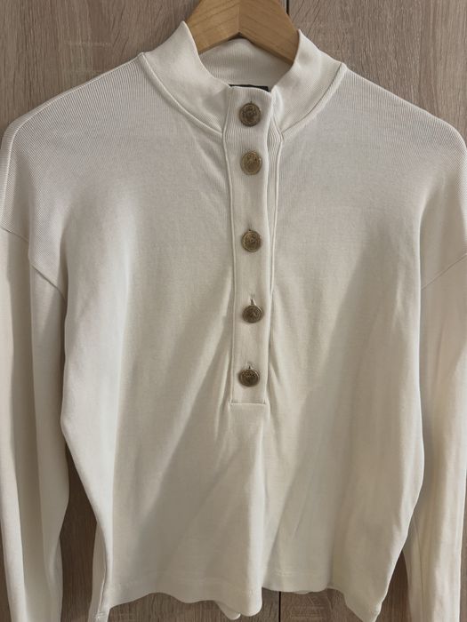 Фланелка за жени, цвят млечен