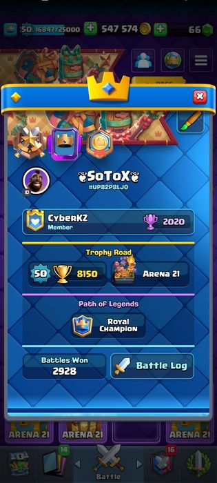 Топовый аккаунт Clash Royal