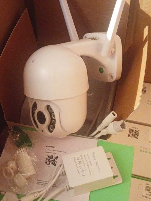 8MP ICSEE КАМЕРА Външна Водоустойчива WiFi + LAN Куполна PTZ IP CAMERA