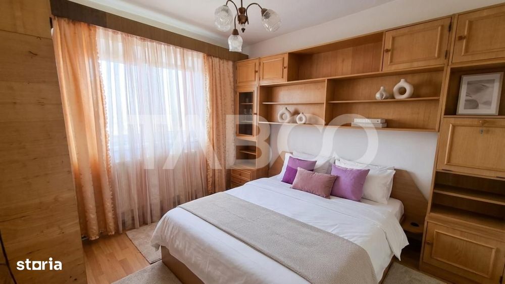 Apartament 4 camere 81 mpu 2 bai 3 balcoane 1 terasa Turnisor Sibiu