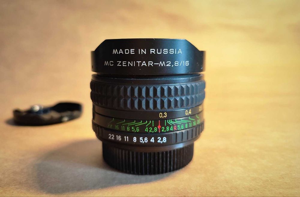 Obiectiv foto Zenitar-M MC 16mm f:2.8 Fisheye