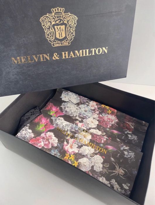 Melvin & Hamilton Ghete bărbătești din piele Matthew, mărimea 49, negru premium
