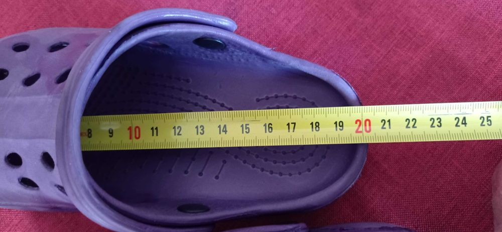 Детски кроксове, джапанки лилави №29 - 30 стелка 20см