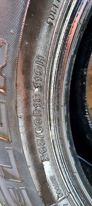 Продается БУ летние шины 265/60 R18