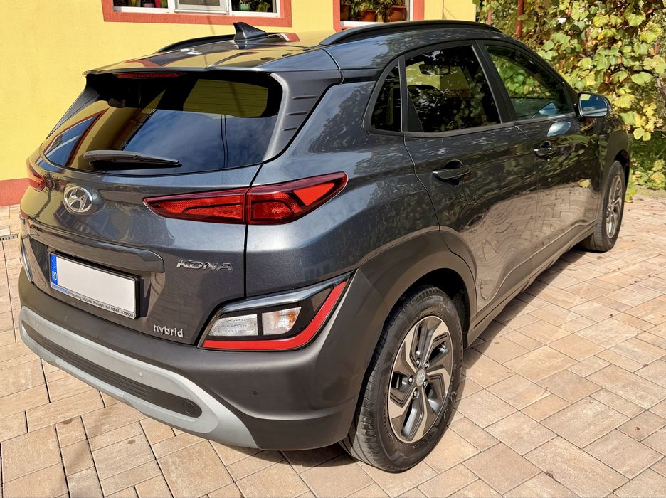 Hyundai Kona Hybrid 1.6 GDi 141 CP, automată DCT, 2021, unic proprietar, service la reprezentanță