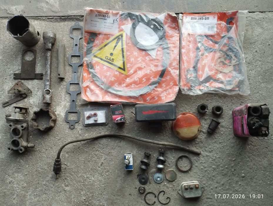 Запчасти для газ 53, ключи