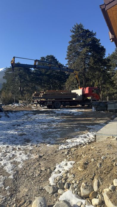 услуги камион с кран разлог банско и регион гоце делчев