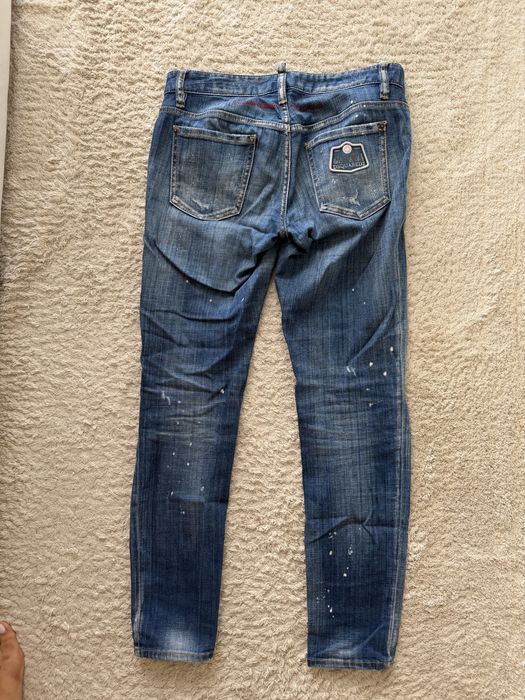 DSQUARED2 дънки с distressed & paint effect | размер 38