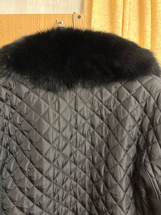 Palton de fâș cu vulpe