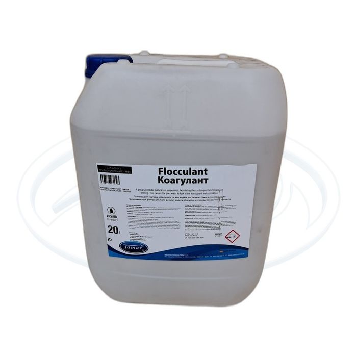 Алгицид с избистрител. Коагулант. Препарати за басейни.